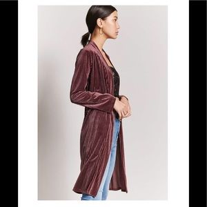 Velvet Stripe Kimono